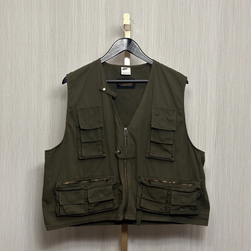 Nike Life Utility Vest | Olive Green | Unisex Size L